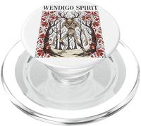 Spirito Wendigo Criptide Horror Folklore Foresta PopSockets PopGrip per MagSafe