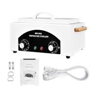 Spiritseek Scatola sterilizzatrice a calore secco ad alta temperatura controllata con timer per utensili in metallo, attrezzatura professionale per salone e clinica per applicazioni di manicure