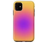 Spiritual Aura Gradient Purple Pink Golden Yellow Custodia per iPhone 11