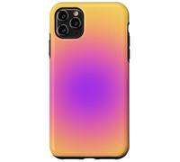 Spiritual Aura Gradient Purple Pink Golden Yellow Custodia per iPhone 11 Pro Max