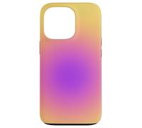 Spiritual Aura Gradient Purple Pink Golden Yellow Custodia per iPhone 13 Pro