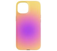Spiritual Aura Gradient Purple Pink Golden Yellow Custodia per iPhone 15