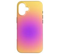 Spiritual Aura Gradient Purple Pink Golden Yellow Custodia per iPhone 16