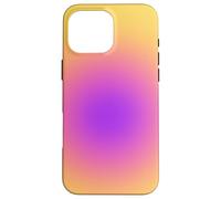 Spiritual Aura Gradient Purple Pink Golden Yellow Custodia per iPhone 16 Pro Max
