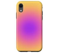 Spiritual Aura Gradient Purple Pink Golden Yellow Custodia per iPhone XR