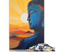 Spiritual Buddha Abstract Puzzle Impossibili 1000Pcs Decorazione Per La Casa. Rilassamento E Intelligence Per Adulti E Ragazzi Da 14 Anni 1000pcs (38x26cm)