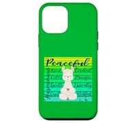 Spiritual Lama Meditation Peaceful Alpaka Yoga Custodia per iPhone 12 mini