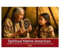 Spiritual Native American (Wall Calendar 2026 DIN A4 landscape), CALVENDO 12 Month Wall Calendar: Images that caress the soul - full of quiet strength, deep wisdom and spiritual connection.