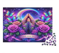 Spiritual Prayer Art 1000 Pezzi Cartone Extra Spesso Pacchetto Puzzle Per Adulti Sfida Del Gioco Educativo Decorazione Murale Idea Regalo 38x26cm/1000pcs