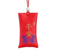 Spiritual Salt With Sachet,Spiritual Salt Pouch Necklace,Classic Chinese Talisman,Buddhist Necklace,Good Luck Hanging Sachet , Fashion Accessories,Blessing Bag for Happiness Lucky Money Health