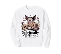 Spiritualmente Offline Accogliente Pipistrello caffè Felpa