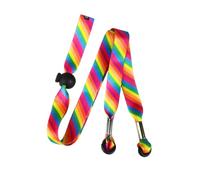 SpiriuS Occhiali da vista Occhiali Titolare Cordino Lunghezza Regolabile Cavo Eyewear, Strisce arcobaleno., Taglia unica