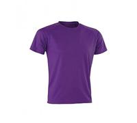 Spiro Maglietta a Maniche Corte Aircool - Uomo (M) (Viola)