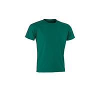 Spiro Maglietta a Maniche Corte Aircool - Uomo (S) (Verde Bottiglia)