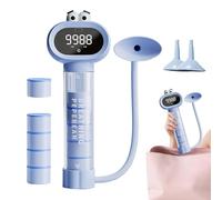 Spirometer - Attrezzo per il respiro portatile, per la respirazione dei polmoni dei bambini, per adolescenti e ragazzi, aula, casa, scuola all'aperto, corsa, fitness sport