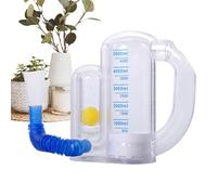 Spirometro Esercitatore Polmonare | Allenatore Respiratorio Per Polmoni Con Indicatore Portata - Allenatore Respiratorio 5000ml Per Corsa Palestra Nuoto