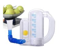 Spirometro Incentivo Adulto - Allenatore Polmonare Per Atleti Con Indicatore Flusso - Capacità 5000ml Portatile per Uomini Donne Anziani Utilizzo Domestico