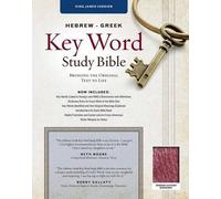 Spiros Zodhiate KJV Hebrew-Greek Key Word Study Bible Bur (Rilegato in ecopelle)