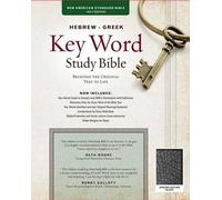 Hebrew-Greek Key Word Study Bible-NASB (Rilegato in ecopelle)