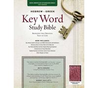 Spiros Zodhiates NASB Hebrew-Greek Key Word Study Bible (Rilegato in ecopelle)