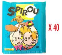 Spirou Robbedoes Lotto 40 Bustine Figurine Panini 1995