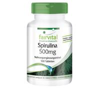Spirulina 500 mg - 500 compresse - confezione grande, sostanza pura - VEGAN |...