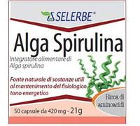 Selerbe SPIRULINA ALGA ESTRATTO SECCO TITOLATO 50 CAPSULE