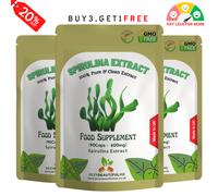 Spirulina Estratto Capsula 600mg -veg Cap-Immune Sistema, Detox-100%