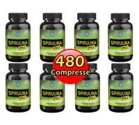 SPIRULINA integratore OFFERTA 8 Conf. 480 cps. dimagrire dieta brucia grassi