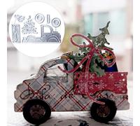 SpirWoRchlan - Fustelle a forma di albero di Natale, per goffratura, stencil in metallo, per fai da te, scrapbooking, biglietti di carta, album, artigianato, decorazione regalo
