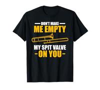Spit Valve Trombone Trombone Trombone Maglietta