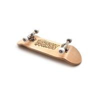 SPITBOARDS 32 mm Fingerboard Complete Real Wood Set-Up (pre-assemblato, 5 strati), camion con scanalature di blocco, ruote portanti, nastro in schiuma,