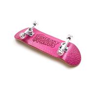 SPITBOARDS 32 mm Fingerboard Complete Real Wood Set-Up (pre-assemblato, 5 strati), camion con scanalature di blocco, ruote portanti, nastro in schiuma,