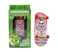 SPITBOARDS 34 mm x 96 mm Pro Fingerboard Set-Up (completo) | Real Wood Deck | Pro Trucks with Lock-Nuts and Pro Bushings | Poliuretane Pro Wheels with Bearings | Hahaha Clown