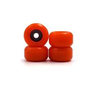 SPITBOARDS Fingerboard Bearing Wheels, CNC Poliuretano, Set di 4 Ruote per Dita (Rosso)