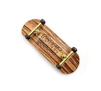 SPITBOARDS Fingerboard completo in legno da 34 mm (pre-assemblato, 5 strati), camion professionali, ruote con cuscinetti CNC, striscia di presa in schiuma