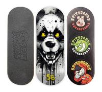 SPITBOARDS Tavola da 34 mm - Real Wood (5 strati) Classic Popsicle Street Shape - Dimensioni: 34 x 96 mm - Single Graphic Deck (Real Wear) - Concave - Hungry Panda