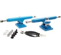 SPITBOARDS Truck Pro Tastiera da 34 mm di, Dadi di Bloccaggio Reali, Boccole in Gomma e Uretano, Gancio Ottimizzato, Larghezza 34 mm, per la Sintonizzazione e il Montaggio della Tastiera (Blu)