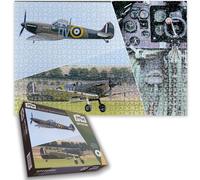 Spitfire 1000 Piece Jigsaw Puzzle - Duxford N3200 World War 2 WWII Aircraft Im