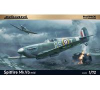 Spitfire Mk.vb Mid Profipack EDUARD 70206 1:72, Hunter Raf WWII Con Photodéco
