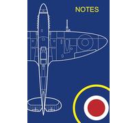 Spitfire Notebook: 6x9 Paperback Notebook with 120 pages of lined paper.
