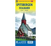SPITSBERGEN / SVALBARD: Touristik Map Spitsbergen/Svalbard /North Norway