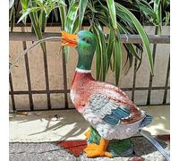 Spitters per laghetto e anatra ornamentale con pompa da 8 W per giochi d'acqua da giardino e decorazione per cortile