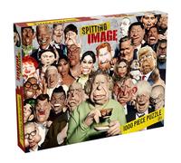 Winning Moves Spitting Image 1000 Piece Jigsaw Puzzle Game, mettere insieme un montaggio di marionette tra cui Ed Sheeran, Billie Eilish e Sua Maestà, regalo per età 10 plus