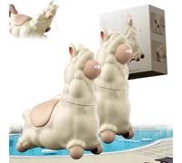 Spitting Llama Water Toy, Alpaca Interactive Water Sprayer, Funny Spoof Push Water Sprinkler Leak-Proof, for Summer Backyard, Beach Or Bathtub (2Pcs)