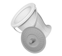 Spittoon Portatile per Adulti in Plastica Coperchio | Urina e Catarro Superficie Liscia, Accanto al Letto Uso Domestico, e Base Antiscivolo