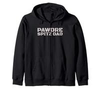 Spitz Dog Dad Pet Owner Father Felpa con Cappuccio