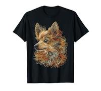 Spitz finlandese con disegno di cane Spitz finlandese Maglietta