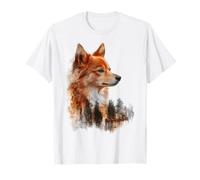 Spitz finlandese motivo cane Pet Art Spitz finlandese Maglietta