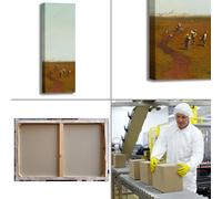 Spitzweg far volare gli acquiloni quadro stampa tela dipinto telaio arredo casa
